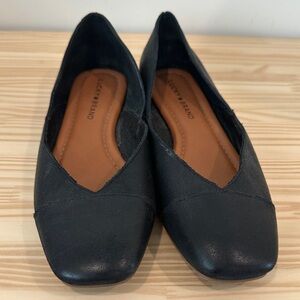 Lucky Brand Black Leather Loafers
